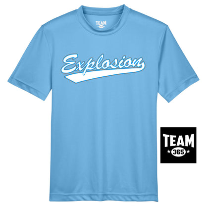 Team 365 TT11Y Youth Zone Performance T-Shirt - Explosion Softball