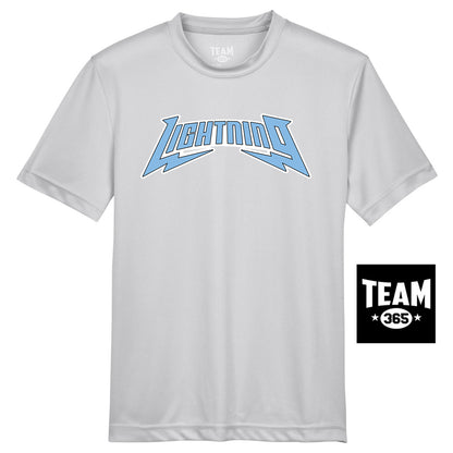 Team 365 TT11Y Youth Zone Performance T-Shirt - Lightning Baseball