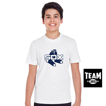 Team 365 TT11Y Youth Zone Performance T-Shirt - Blue Sox