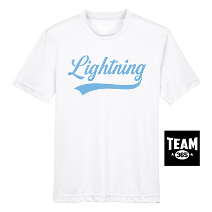 Team 365 TT11Y Youth Zone Performance T-Shirt - Lightning Baseball