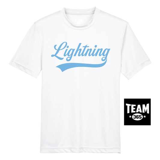 Team 365 TT11Y Youth Zone Performance T-Shirt - Lightning Baseball