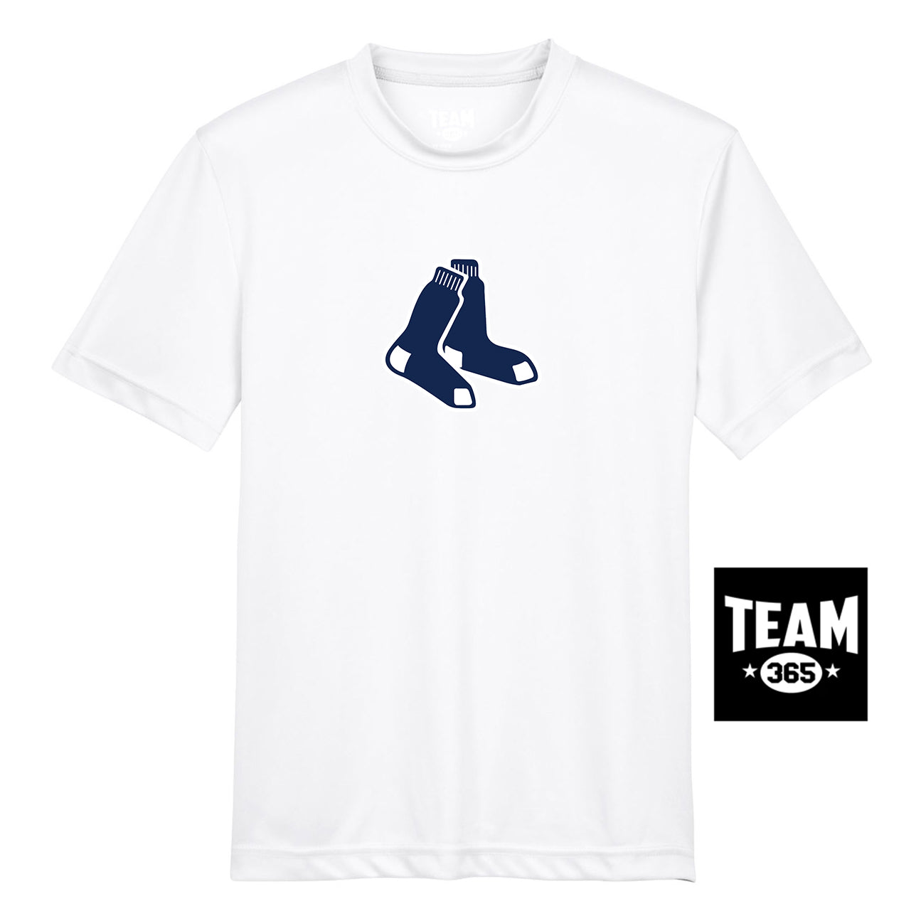 Team 365 TT11Y Youth Zone Performance T-Shirt - Blue Sox