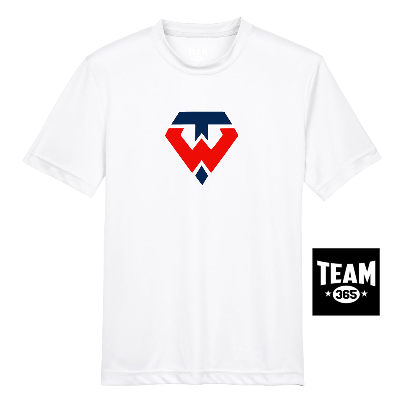Team 365 TT11Y Youth Zone Performance T-Shirt - Tampa Warriors Baseball