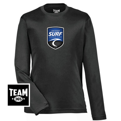 Team 365 TT11YL Youth Zone Performance Long-Sleeve T-Shirt - San Diego Surf Soccer