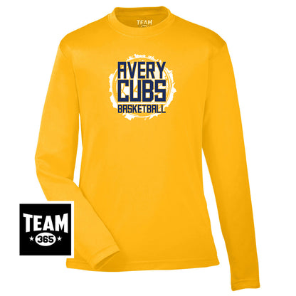 Team 365 TT11YL Youth Zone Performance Long-Sleeve T-Shirt - Avery Cubs