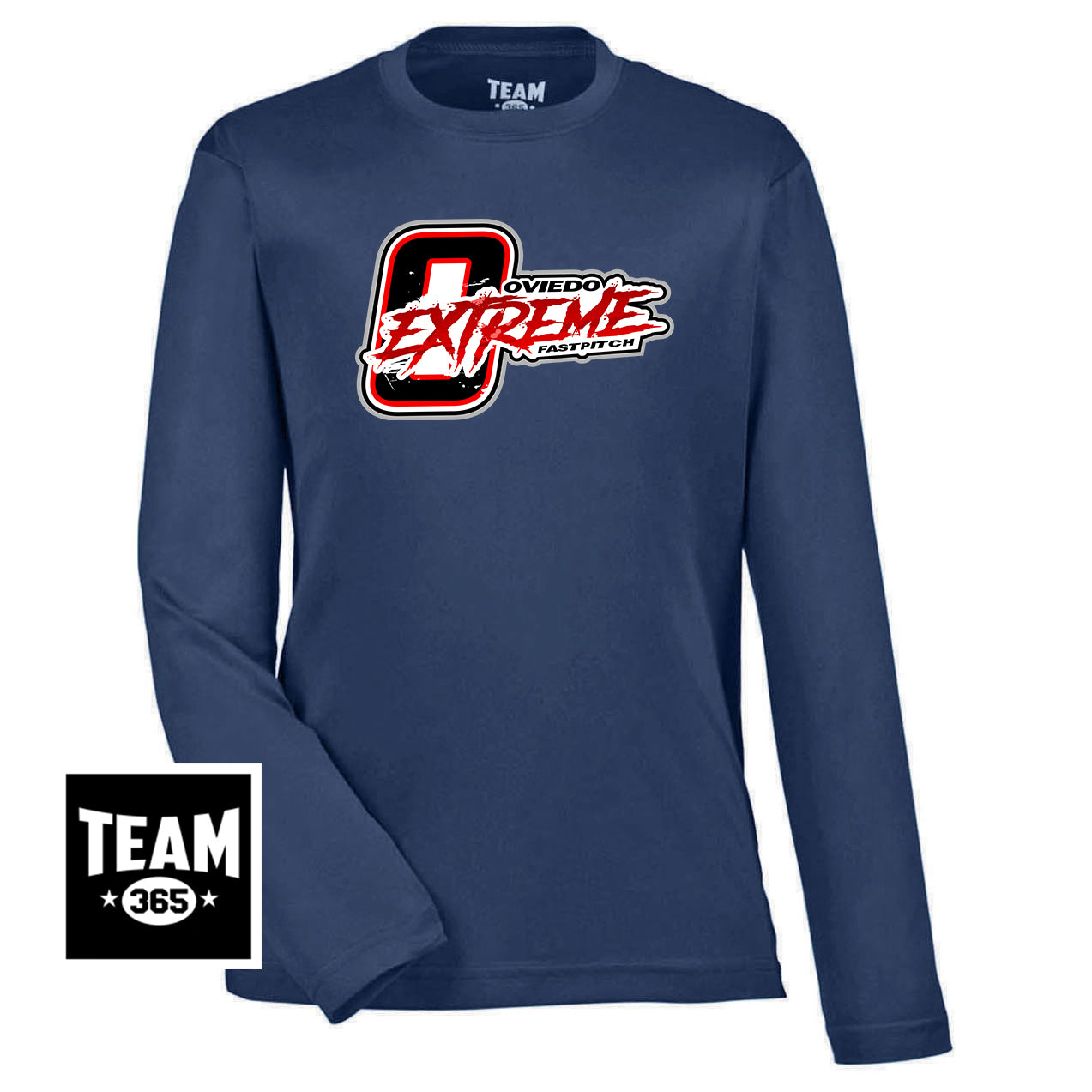 Team 365 TT11YL Youth Zone Performance Long-Sleeve T-Shirt - Oviedo Extreme Softball