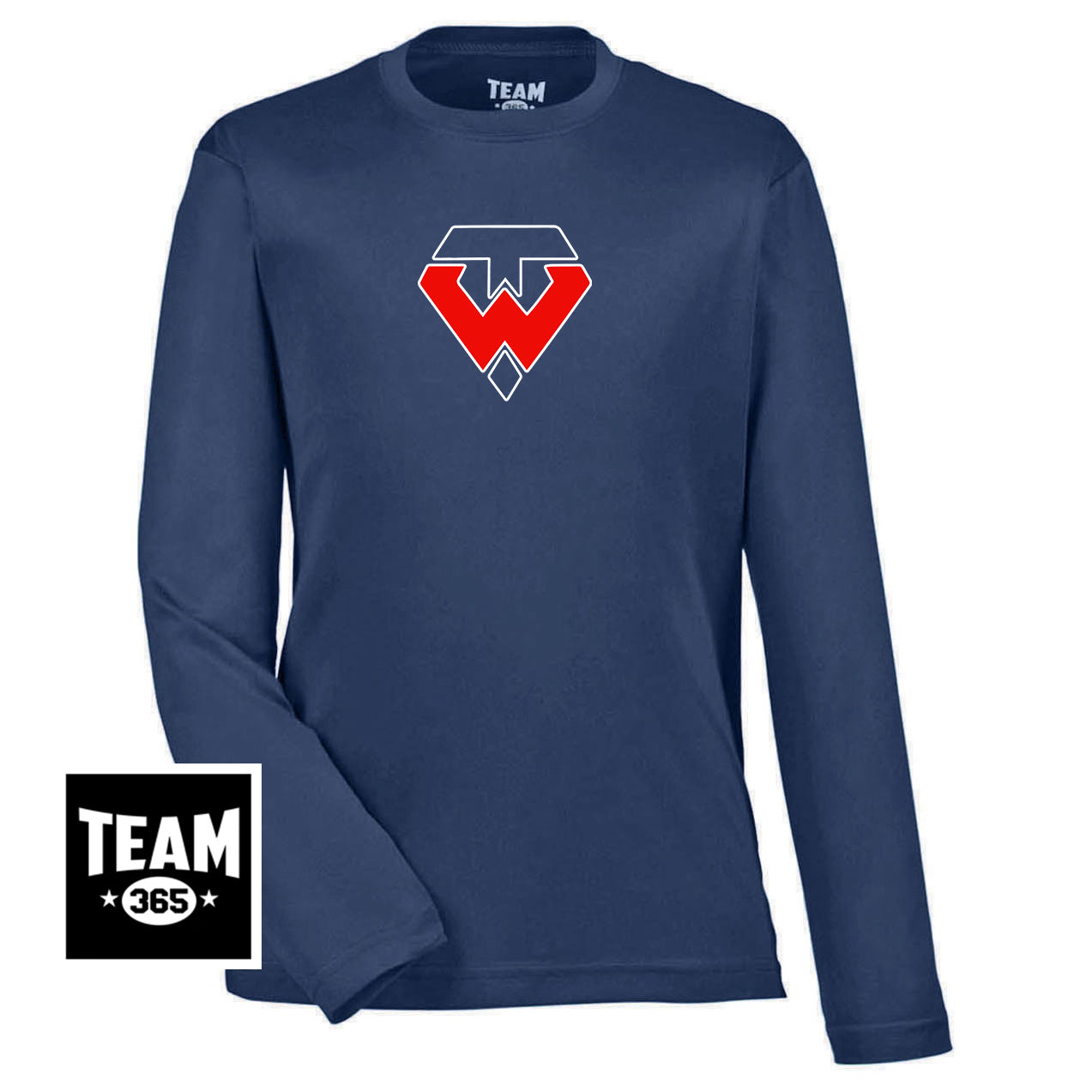 Team 365 TT11YL Youth Zone Performance Long-Sleeve T-Shirt - Tampa Warriors Baseball
