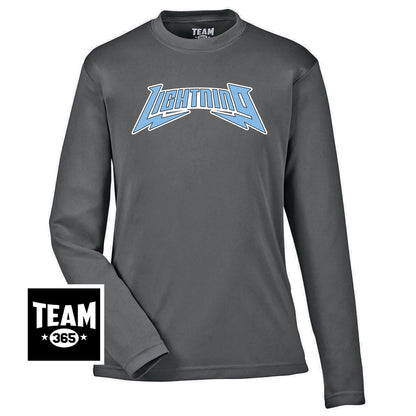 Team 365 TT11YL Youth Zone Performance Long-Sleeve T-Shirt - Lightning Baseball