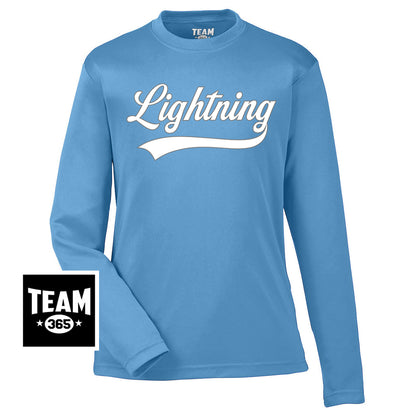 Team 365 TT11YL Youth Zone Performance Long-Sleeve T-Shirt - Lightning Baseball