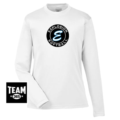 Team 365 TT11YL Youth Zone Performance Long-Sleeve T-Shirt - Explosion Softball