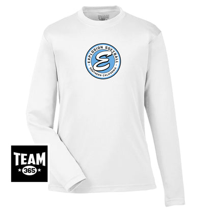Team 365 TT11YL Youth Zone Performance Long-Sleeve T-Shirt - Explosion Softball
