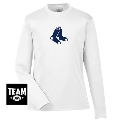 Team 365 TT11YL Youth Zone Performance Long-Sleeve T-Shirt - Blue Sox