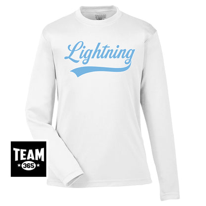 Team 365 TT11YL Youth Zone Performance Long-Sleeve T-Shirt - Lightning Baseball