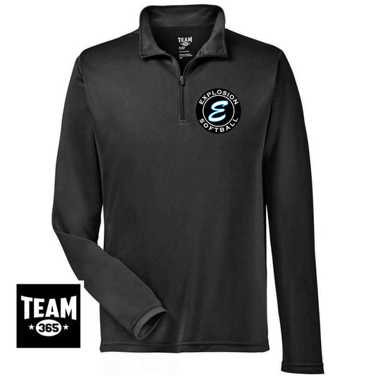 Team 365 TT31 Men's Zone Performance Quarter-Zip - Explosion Softball