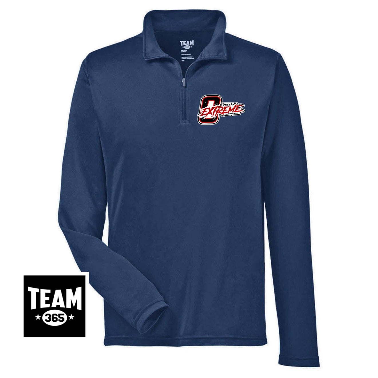 Team 365 TT31 Men's Zone Performance Quarter-Zip - Oviedo Extreme Softball