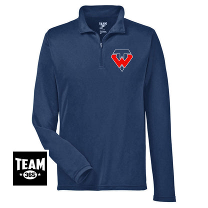 Team 365 TT31 Men's Zone Performance Quarter-Zip - Tampa Warriors Baseball