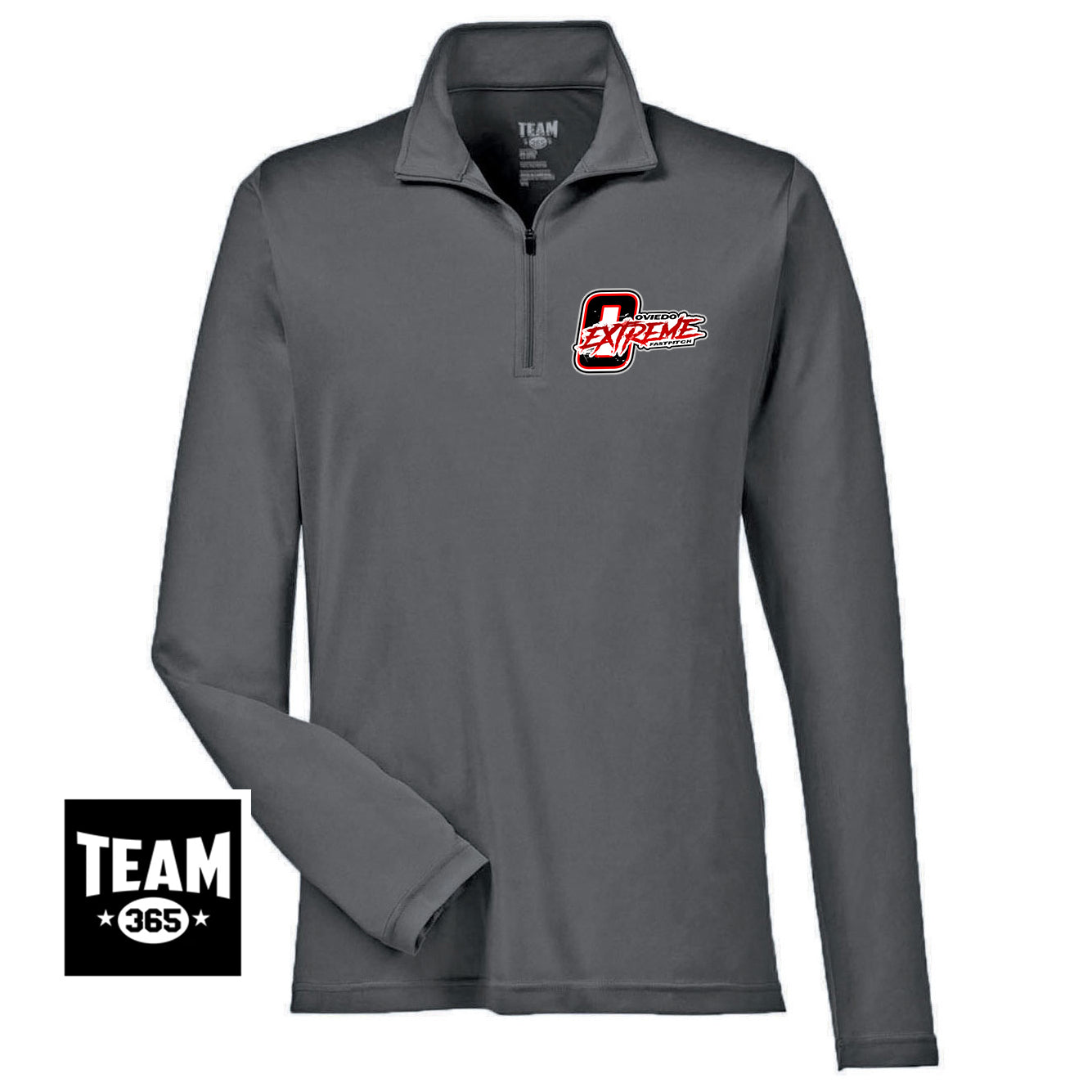 Team 365 TT31 Men's Zone Performance Quarter-Zip - Oviedo Extreme Softball