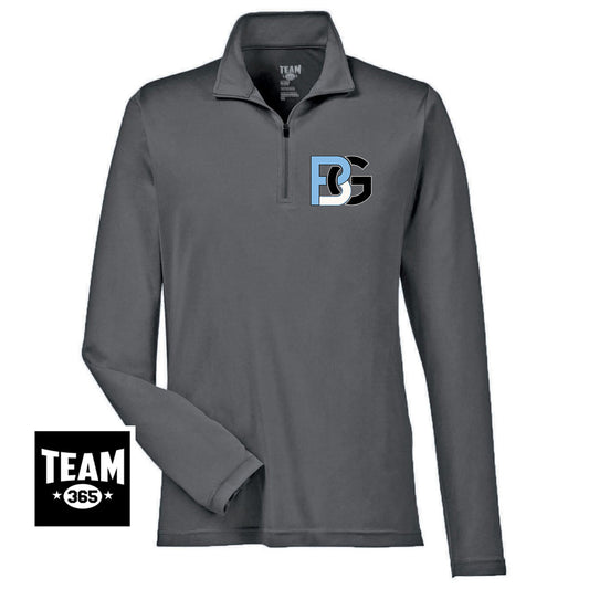 Team 365 TT31 Men's Zone Performance Quarter-Zip - Lightning Baseball