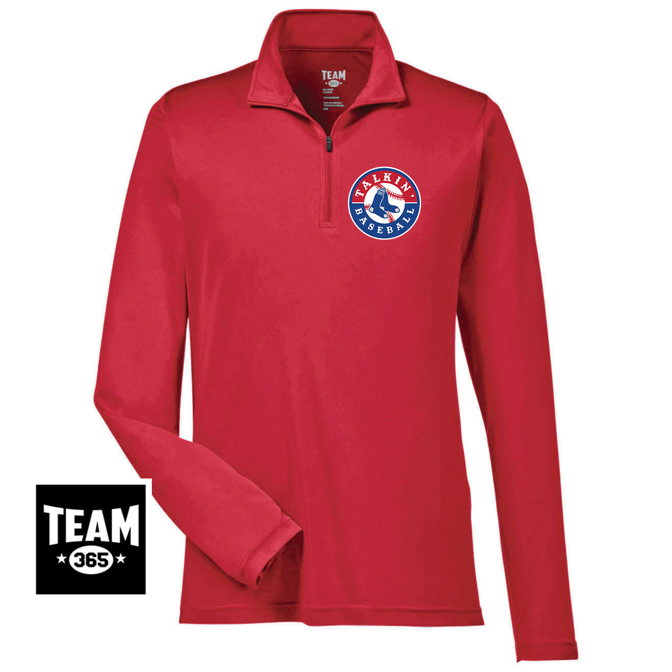 Team 365 TT31 Men's Zone Performance Quarter-Zip - Talkin Baseball