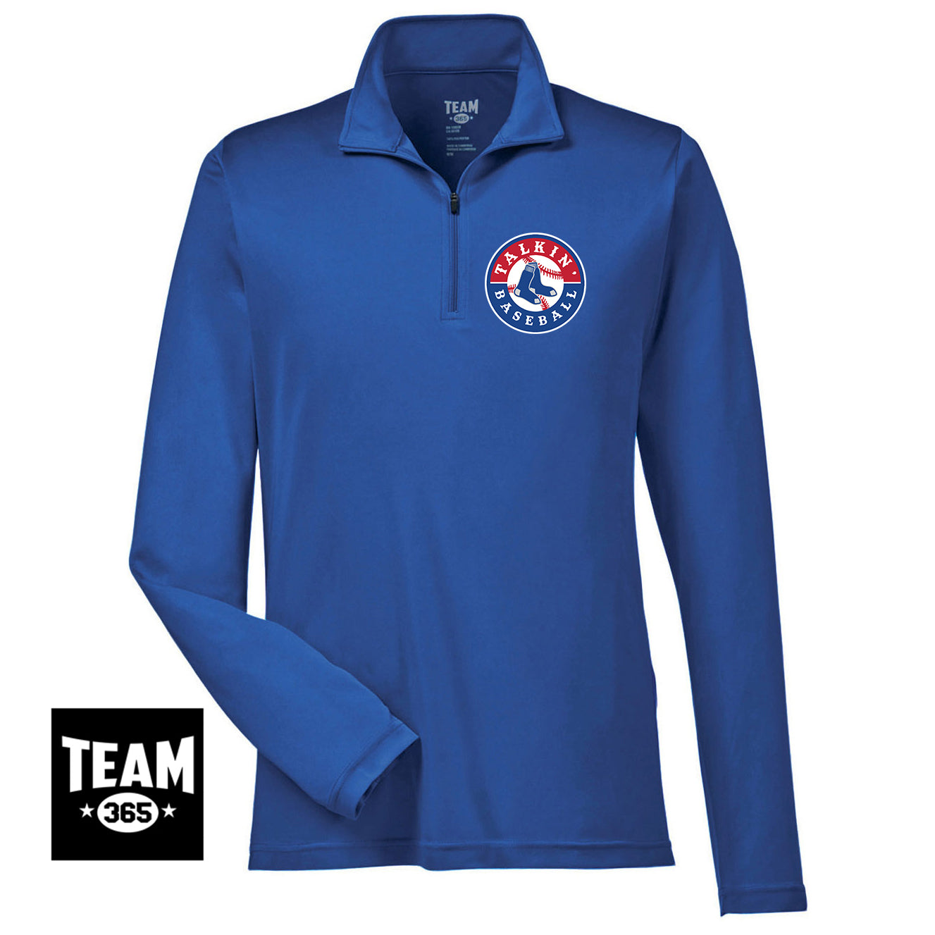 Team 365 TT31 Men's Zone Performance Quarter-Zip - Talkin Baseball