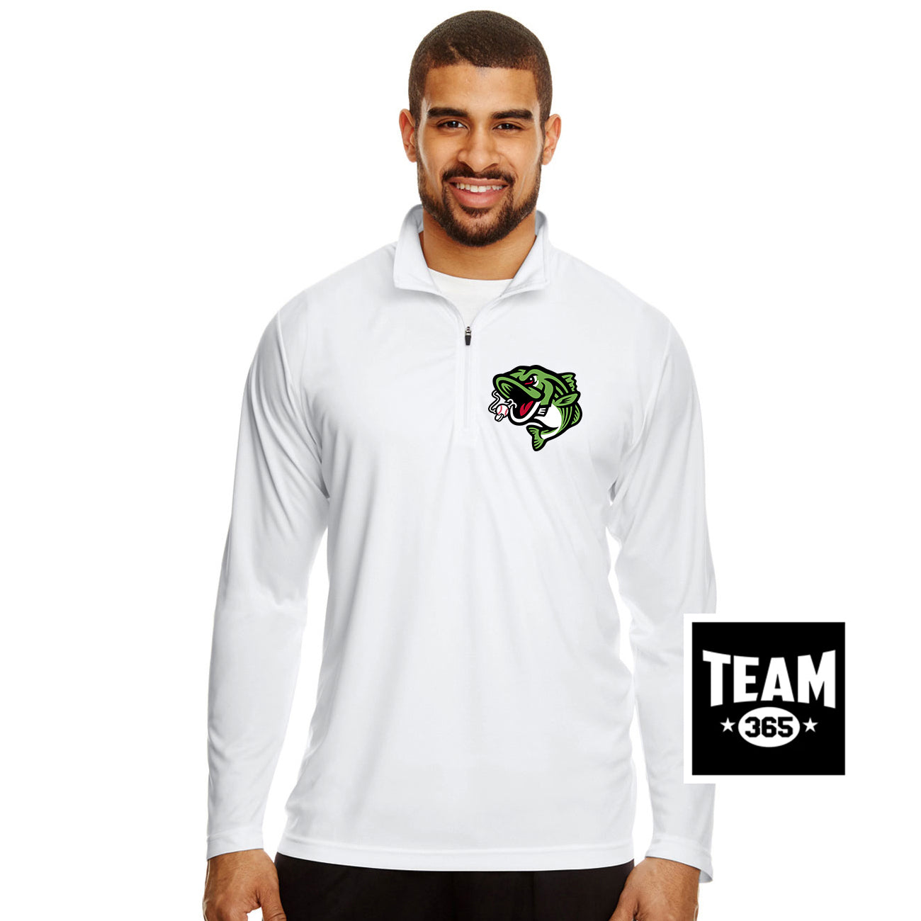 Team 365 TT31 Men's Zone Performance Quarter-Zip - RBA Stripers Baseball