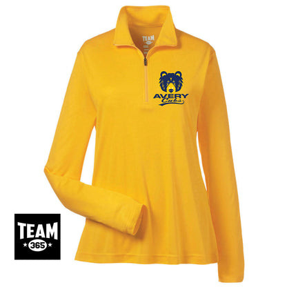 Team 365 TT31W Women's Zone Performance Quarter-Zip - Avery Cubs