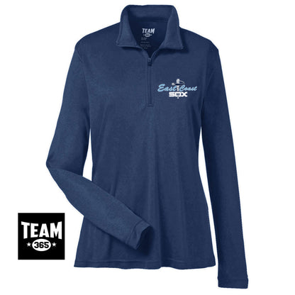 Team 365 TT31W Women's Zone Performance Quarter-Zip - East Coast Sox