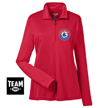 Team 365 TT31W Women's Zone Performance Quarter-Zip - Talkin Baseball