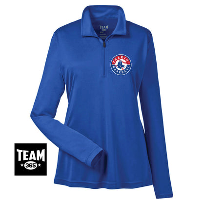 Team 365 TT31W Women's Zone Performance Quarter-Zip - Talkin Baseball