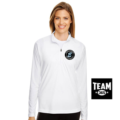Team 365 TT31W Women's Zone Performance Quarter-Zip - Explosion Softball