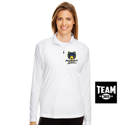 Team 365 TT31W Women's Zone Performance Quarter-Zip - Avery Cubs
