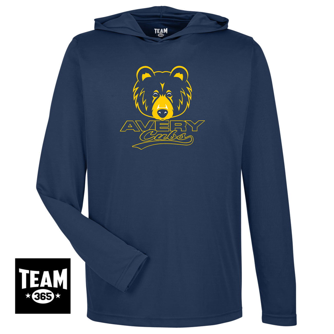 Team 365 TT41 Men's Zone Performance Hoodie - Avery Cubs