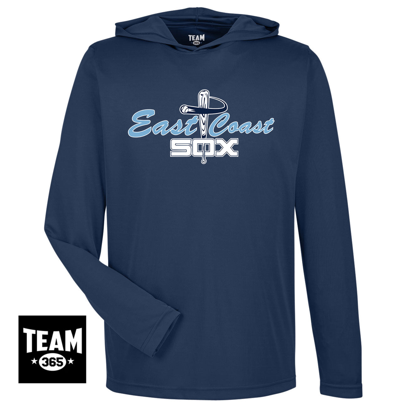 Team 365 TT41 Men's Zone Performance Hoodie - East Coast Sox