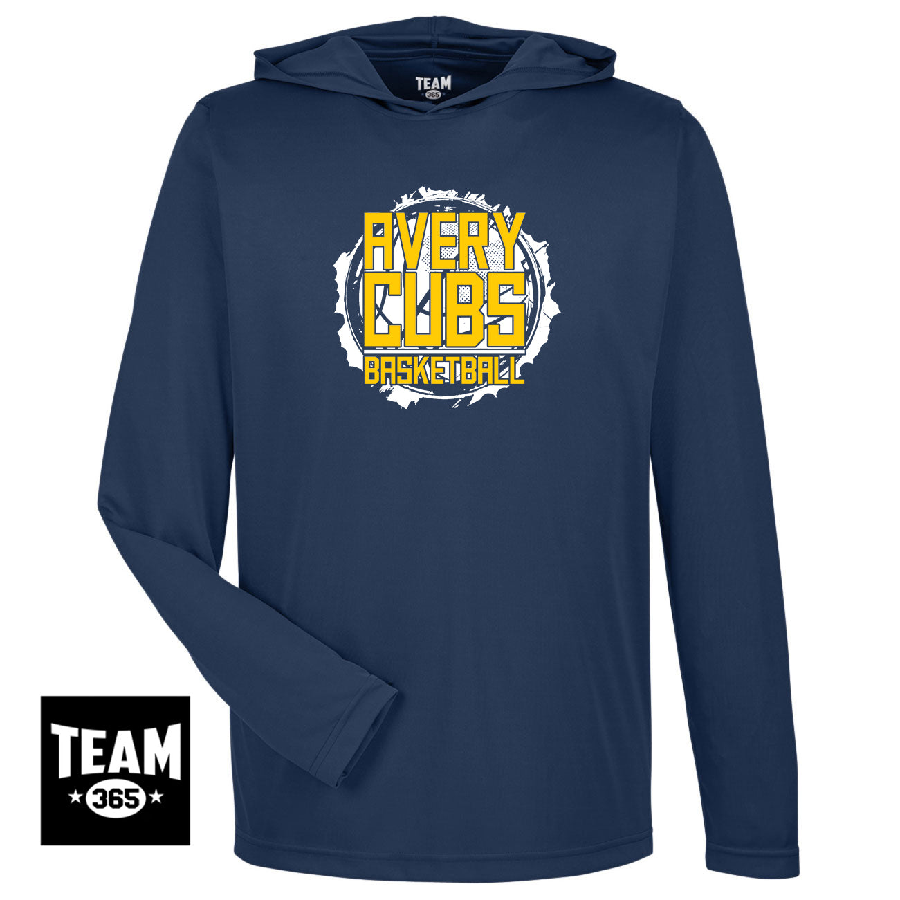 Team 365 TT41 Men's Zone Performance Hoodie - Avery Cubs