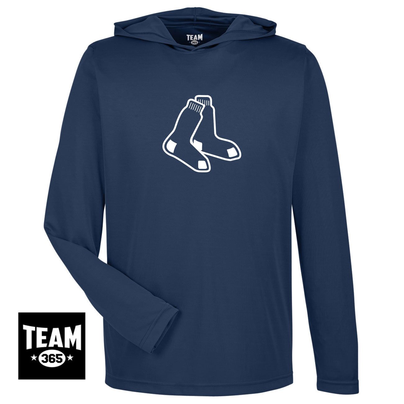 Team 365 TT41 Men's Zone Performance Hoodie - Blue Sox
