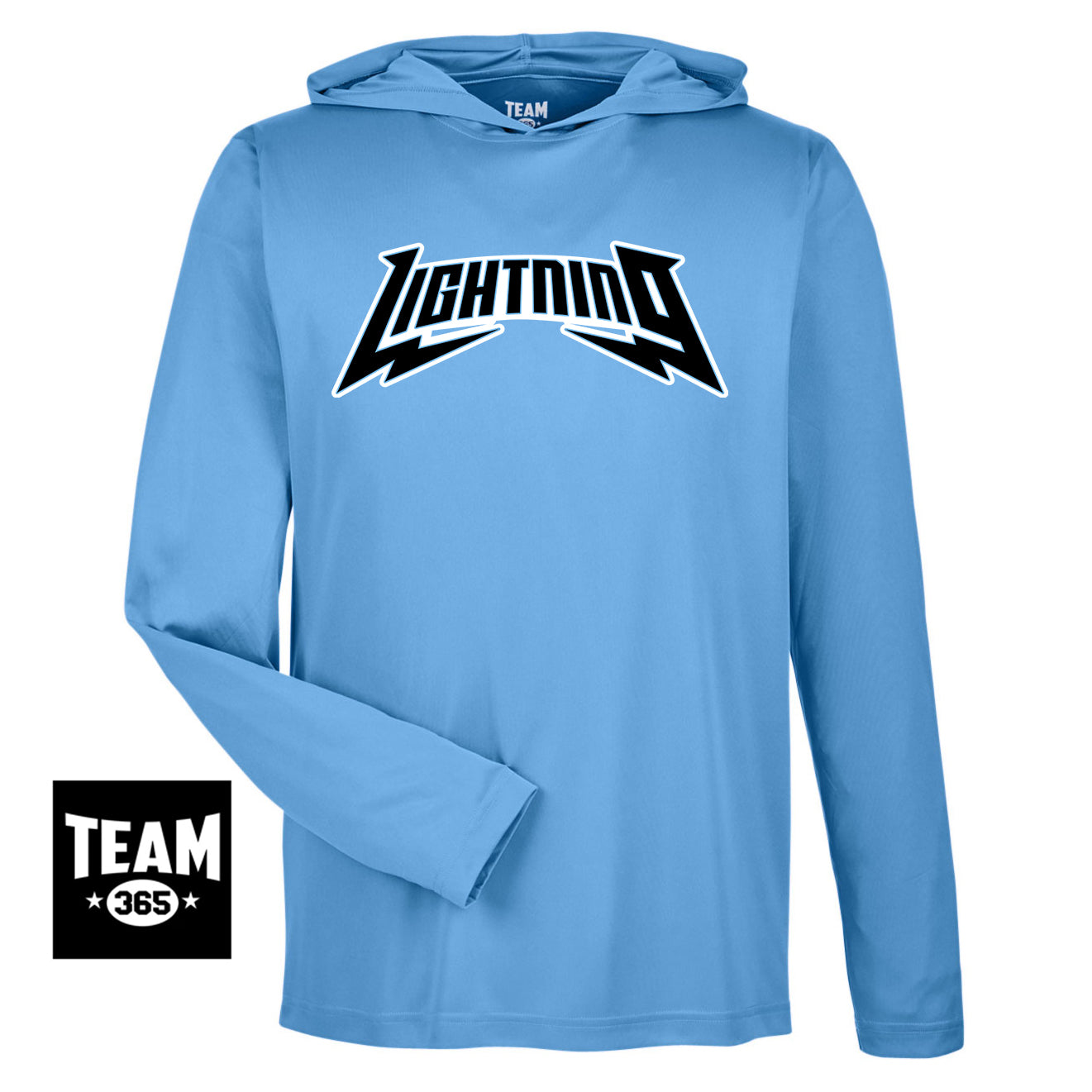 Team 365 TT41 Men's Zone Performance Hoodie - Lightning Baseball