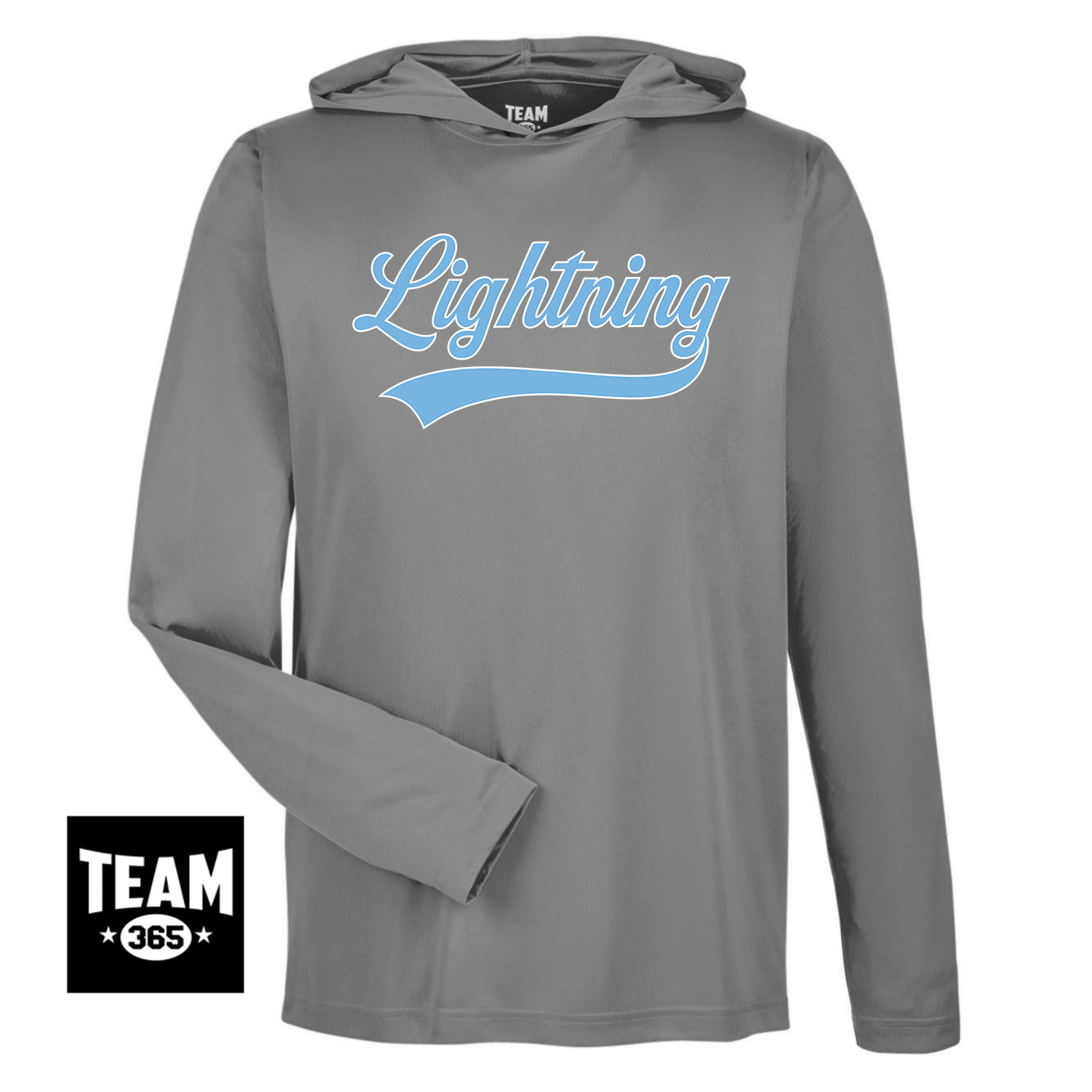 Team 365 TT41 Men's Zone Performance Hoodie - Lightning Baseball
