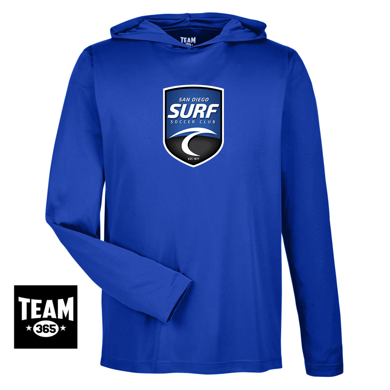 Team 365 TT41 Men's Zone Performance Hoodie - San Diego Surf Soccer