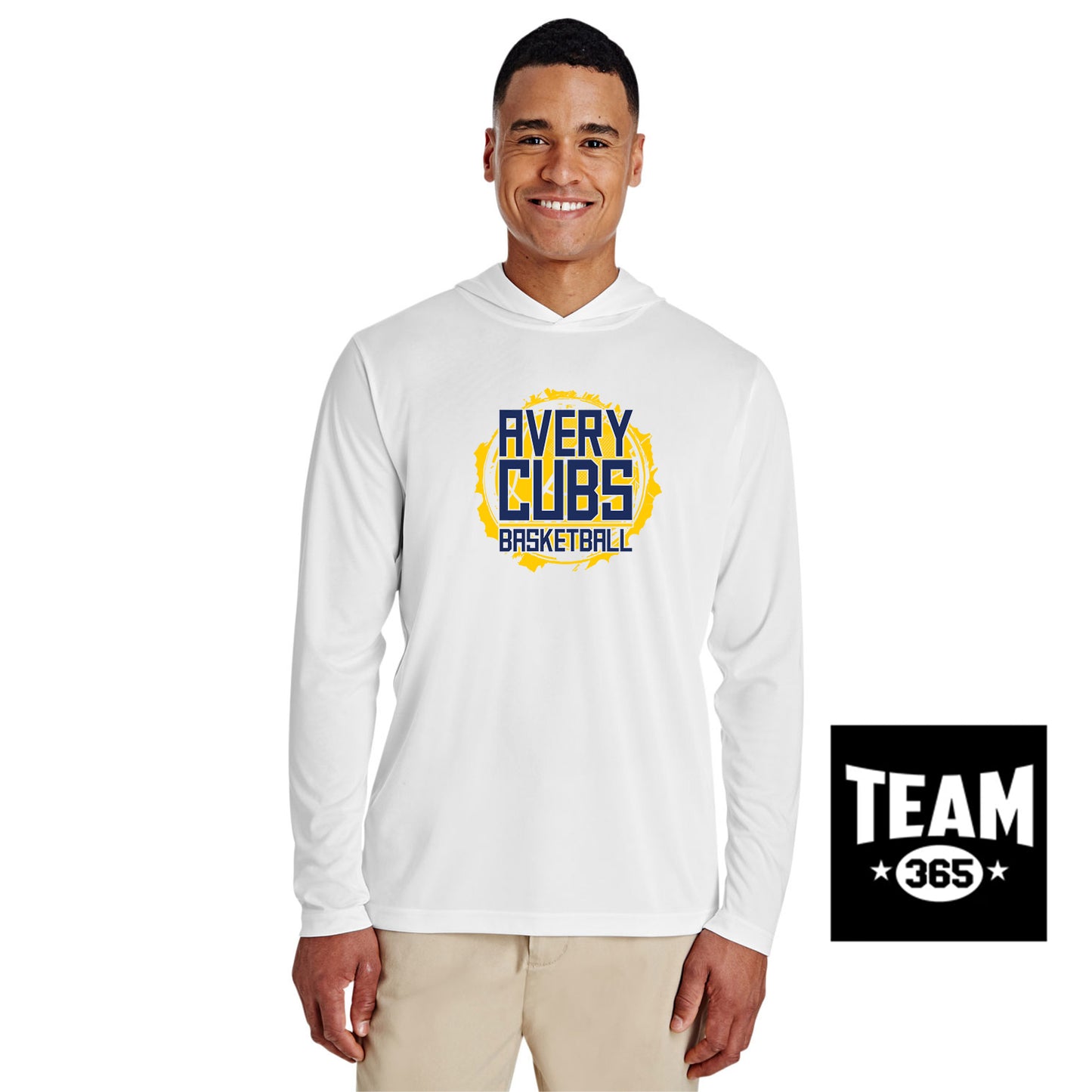 Team 365 TT41 Men's Zone Performance Hoodie - Avery Cubs