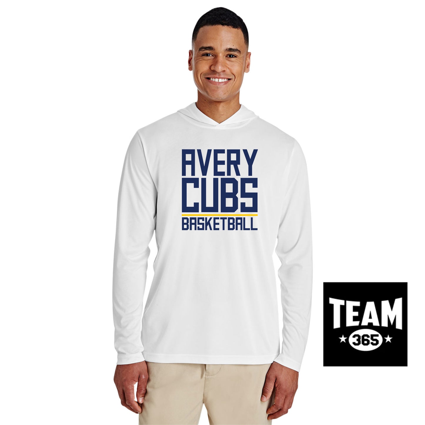 Team 365 TT41 Men's Zone Performance Hoodie - Avery Cubs