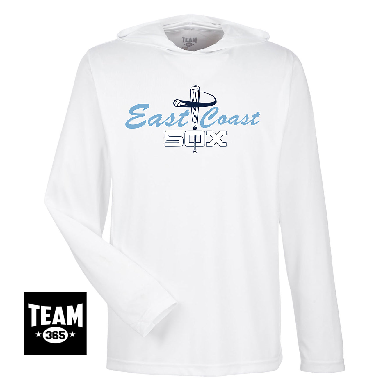 Team 365 TT41 Men's Zone Performance Hoodie - East Coast Sox