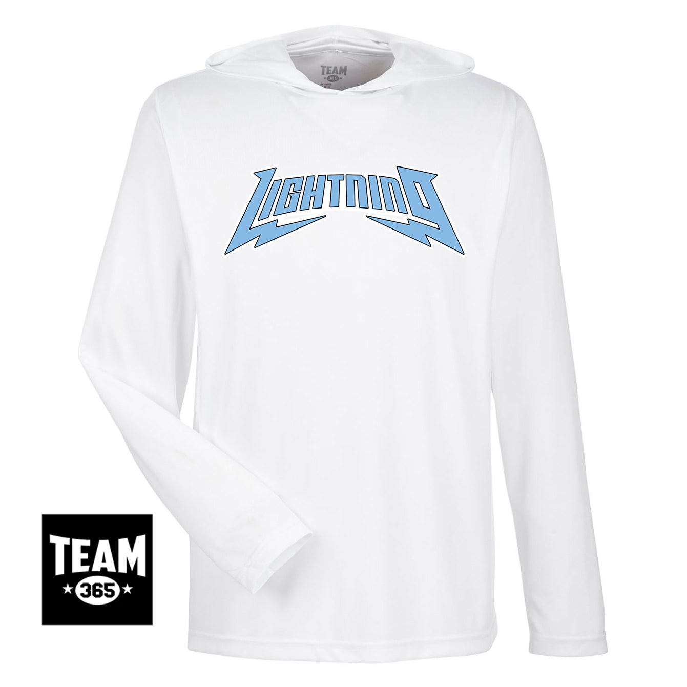 Team 365 TT41 Men's Zone Performance Hoodie - Lightning Baseball