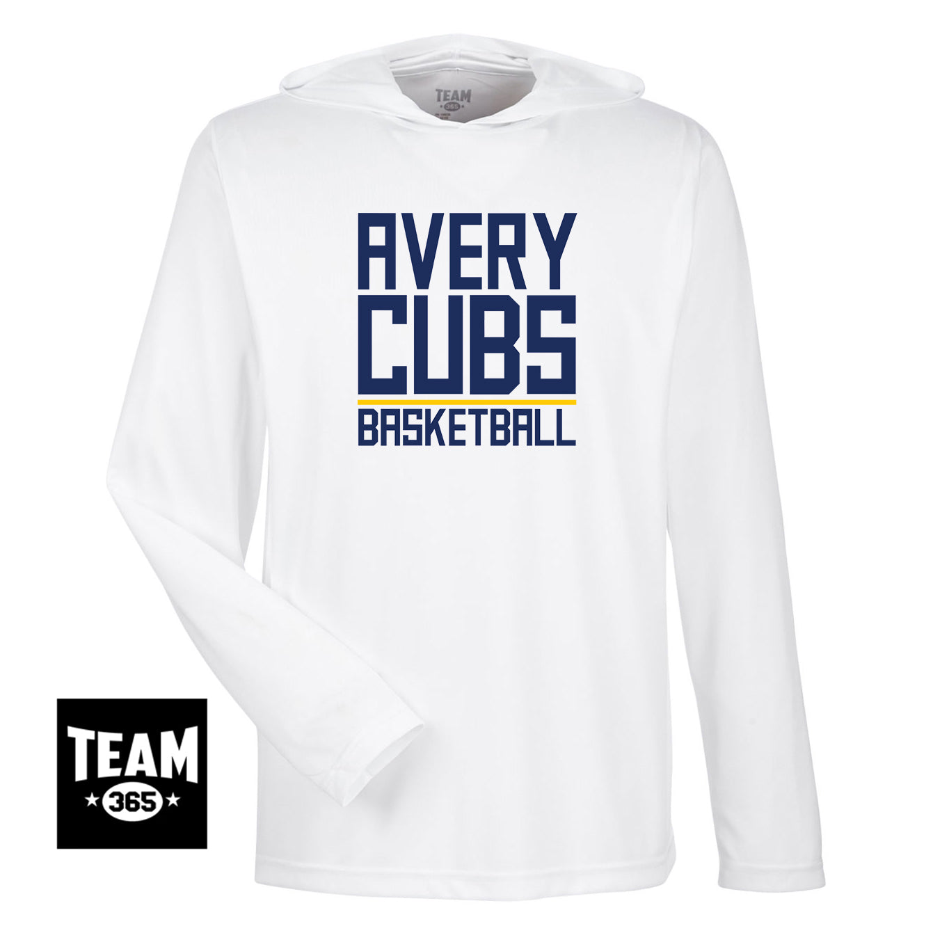 Team 365 TT41 Men's Zone Performance Hoodie - Avery Cubs