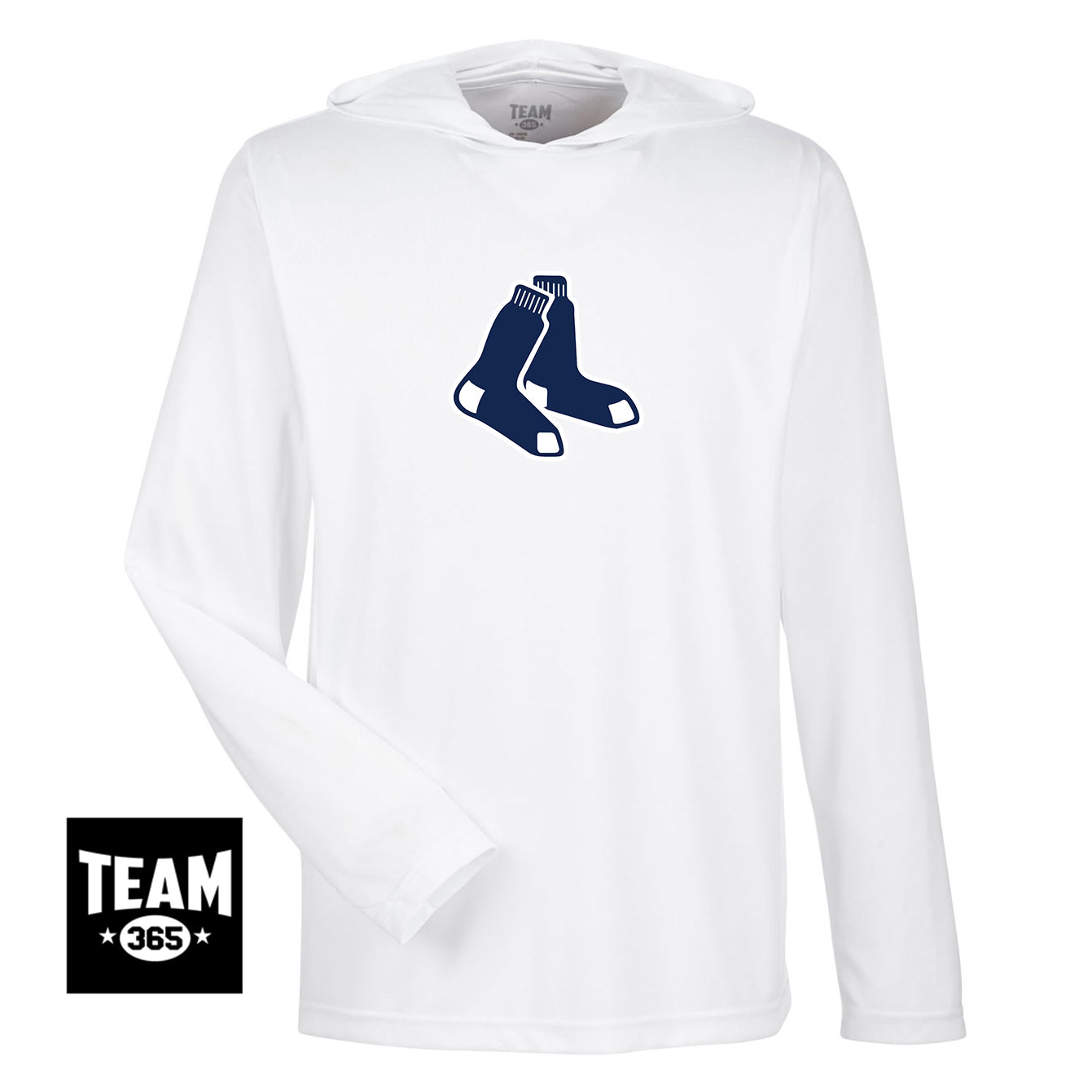 Team 365 TT41 Men's Zone Performance Hoodie - Blue Sox