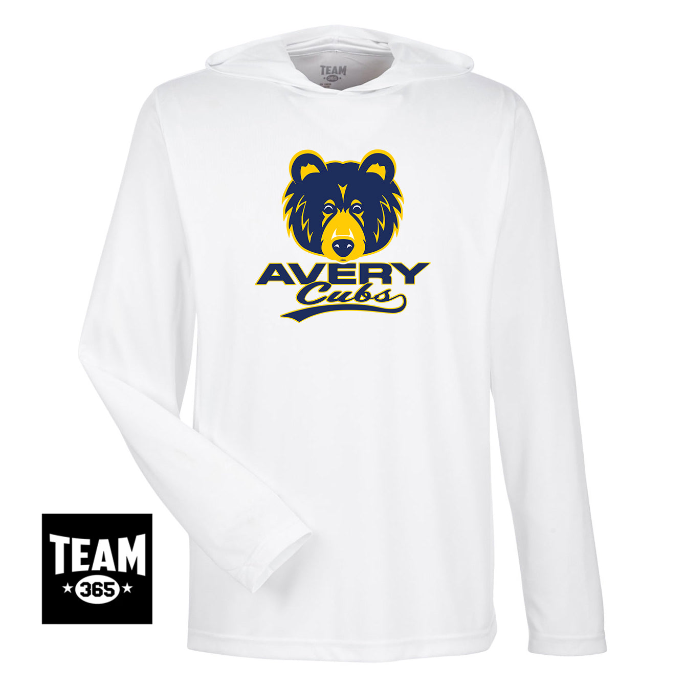 Team 365 TT41 Men's Zone Performance Hoodie - Avery Cubs