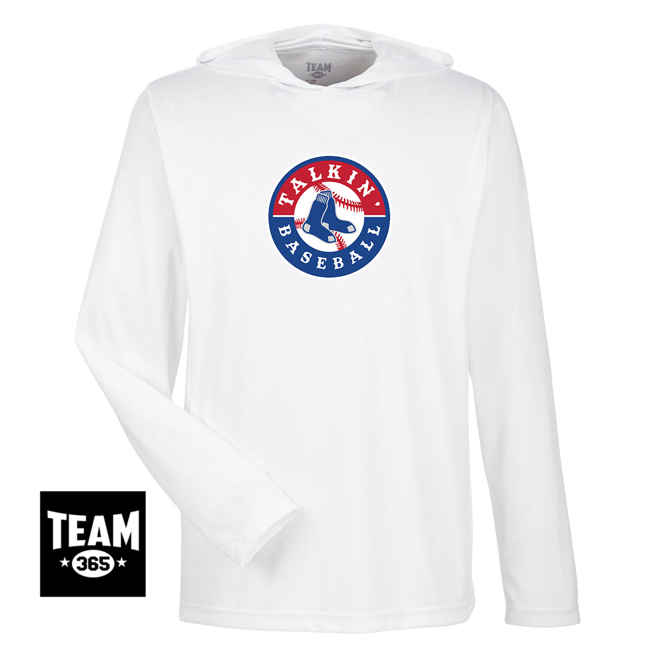 Team 365 Youth & Men's Zone Performance Hoodie - Talkin Baseball