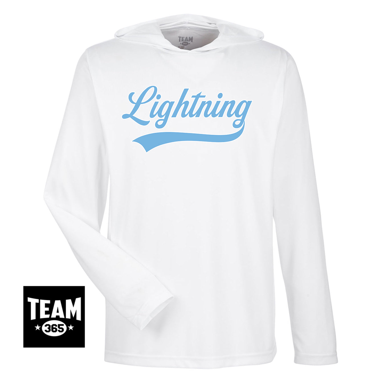 Team 365 TT41 Men's Zone Performance Hoodie - Lightning Baseball