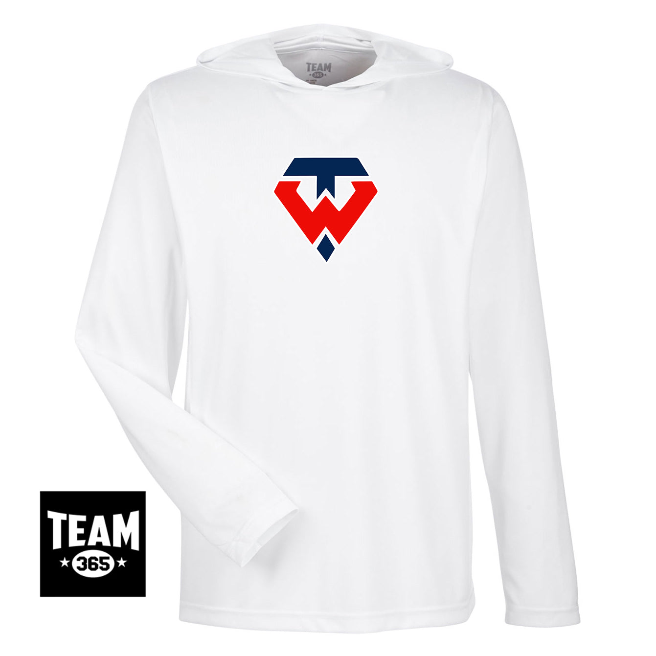Team 365 TT41 Men's Zone Performance Hoodie - Tampa Warriors Baseball