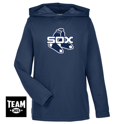 Team 365 TT41Y Youth Zone Performance Hoodie - Blue Sox