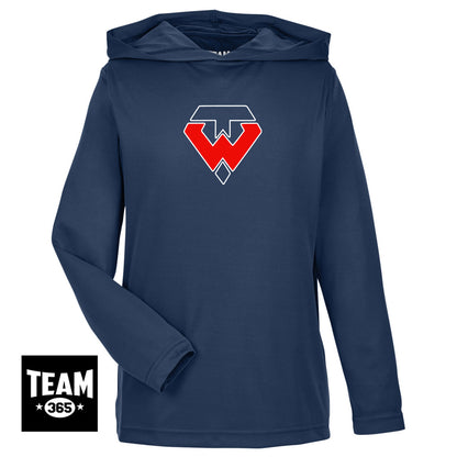 Team 365 TT41Y Youth Zone Performance Hoodie - Tampa Warriors Baseball